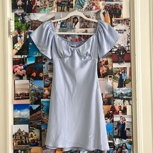 Princess Polly Isabel Mini Blue Dress